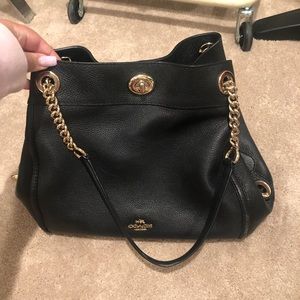 Coach turnlock Edie shoulder bag
